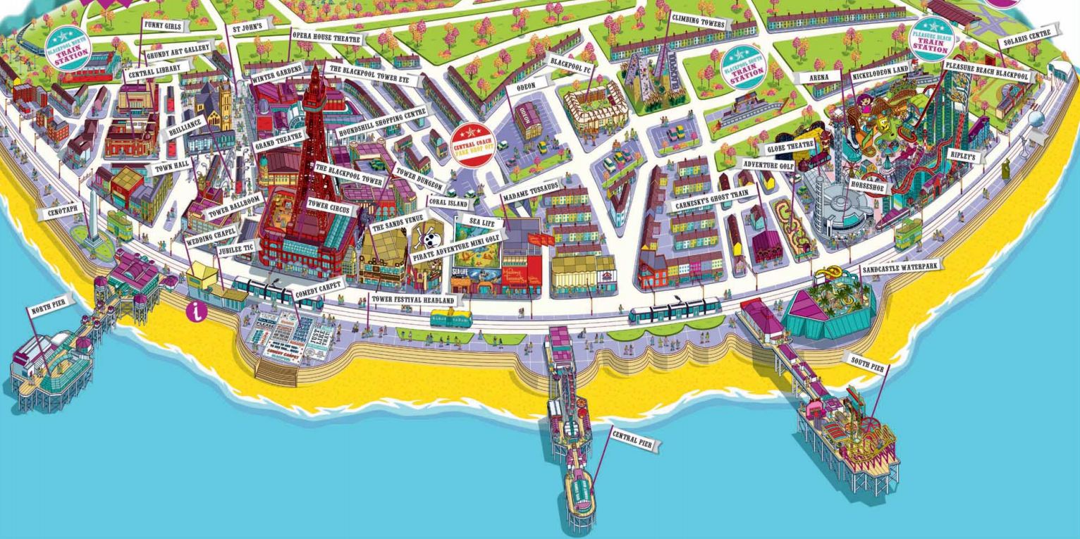 Blackpool Map